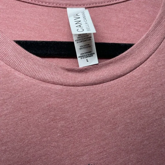 Bella + Canvas Keep Going Maroon Women’s Graphic Tee - Picture 7 of 13